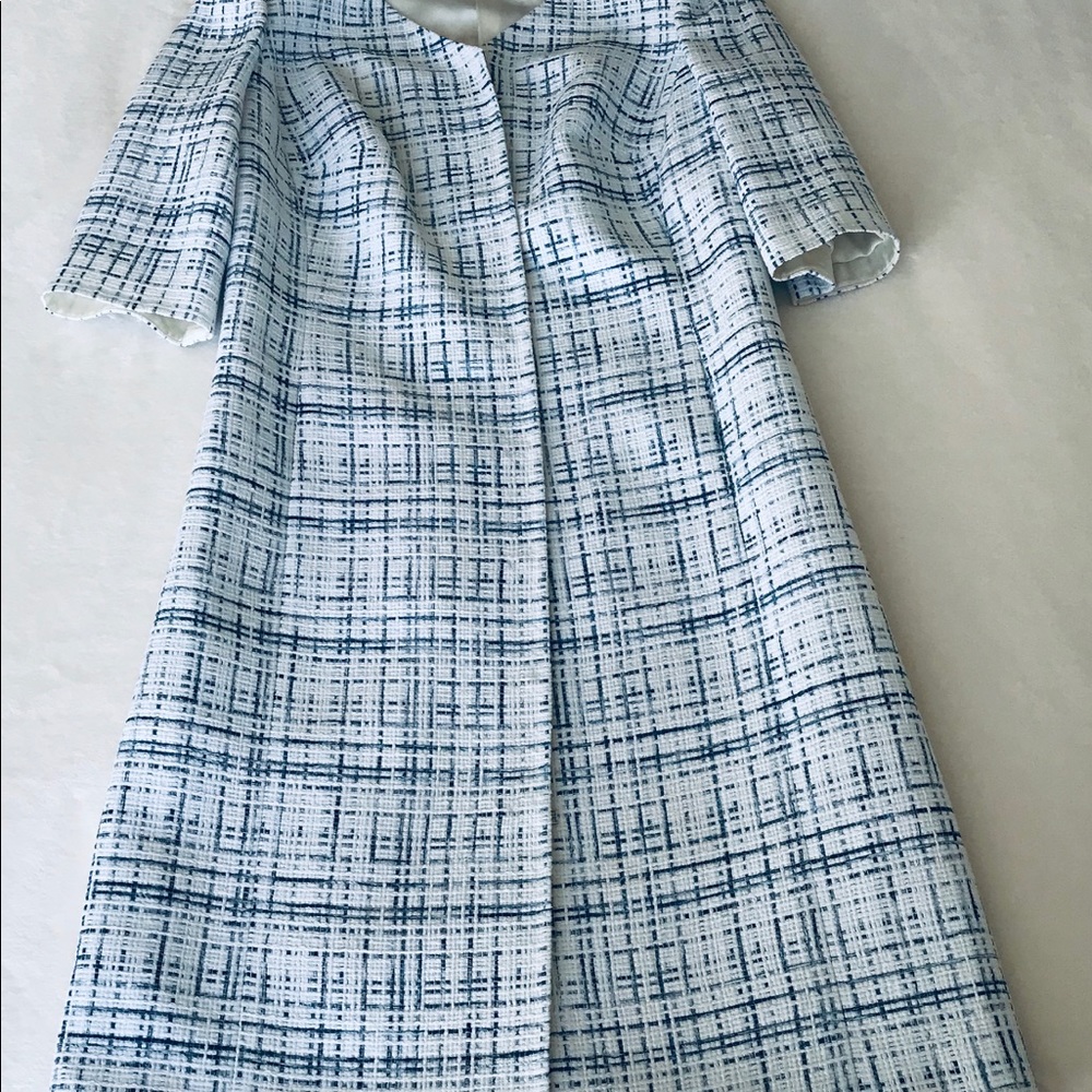 Designer inspired long jacket 100% natural fabric